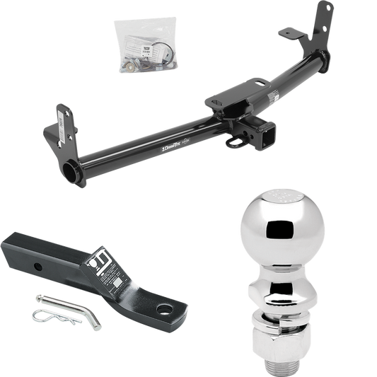 Se adapta al paquete de enganche de remolque Pontiac Torrent 2006-2009 con soporte de bola con caída de 2" + bola de 2-5/16" de Draw-Tite