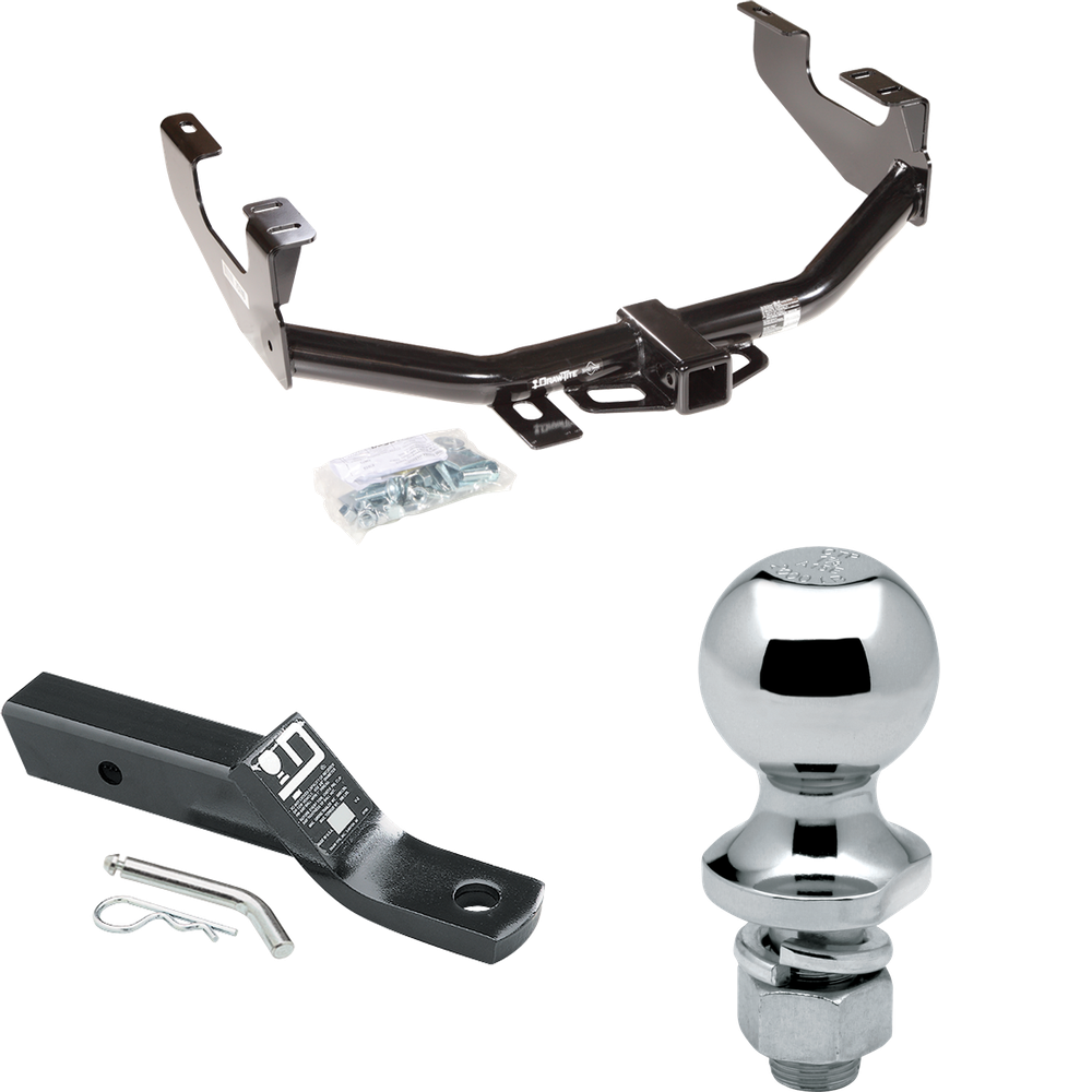 Se adapta al paquete de enganche de remolque Ford F-350 Super Duty 1999-2007 con soporte de bola con caída de 2" + bola de 1-7/8" (excluye: modelos de cabina y chasis) de Draw-Tite