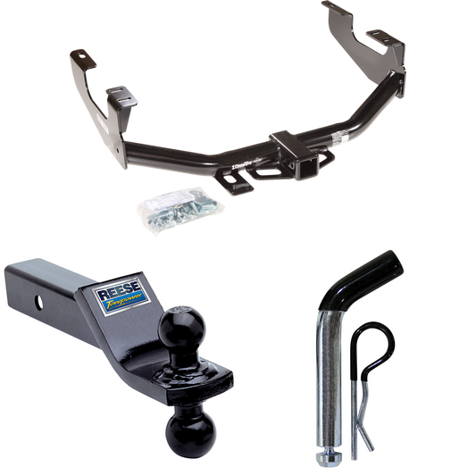 Se adapta al paquete de remolque con enganche para remolque Ford F-150 Heritage 2004-2004 con soporte de bola doble, bolas de remolque de 1-7/8" y 2" + pasador/clip (para modelos Flareside) de Draw-Tite