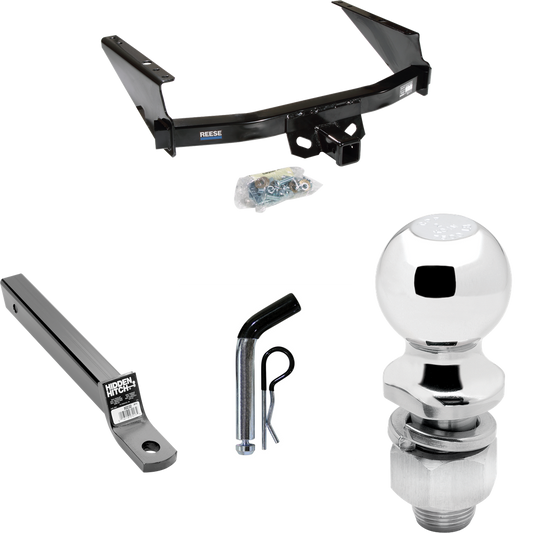 Fits 2004-2004 Ford F-150 Heritage Trailer Hitch Tow PKG w/ Extended 16" Long Ball Mount w/ 2" Drop + Pin/Clip + 2" Ball (For Styleside Models) By Reese Towpower