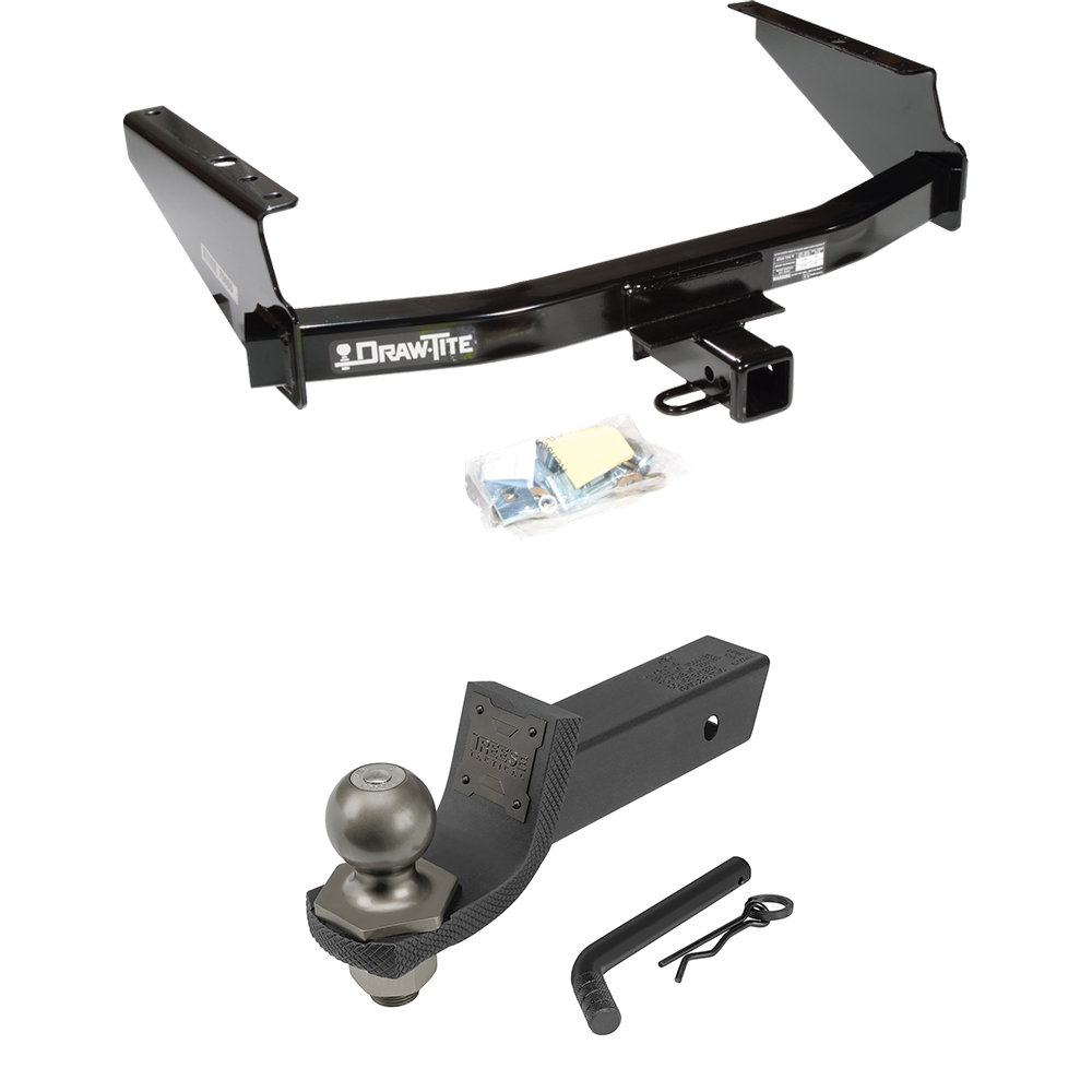 Fits 2004-2004 Ford F-150 Heritage Trailer Hitch Tow PKG + Interlock Tactical Starter Kit w/ 2" Drop & 2" Ball (For Styleside Models) By Draw-Tite