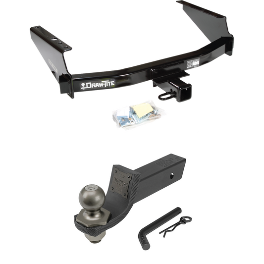 Fits 2004-2004 Ford F-150 Heritage Trailer Hitch Tow PKG + Interlock Tactical Starter Kit w/ 2" Drop & 2" Ball (For Styleside Models) By Draw-Tite