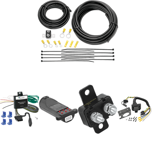 Fits 2005-2010 KIA Sportage 7-Way RV Wiring + 7-Way Tester and Trailer Emulator By Tekonsha