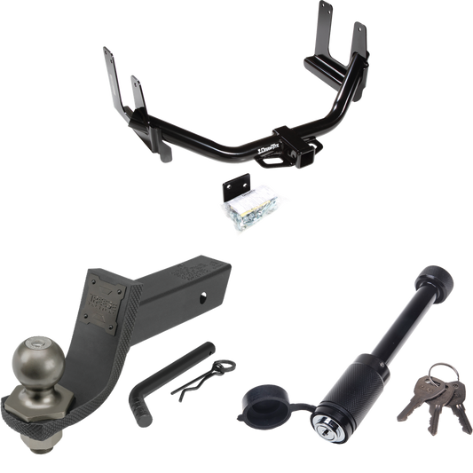 Fits 2006-2006 Lincoln Mark LT Trailer Hitch Tow PKG + Interlock Tactical Starter Kit w/ 3-1/4" Drop & 2" Ball + Tactical Dogbone Lock (For (Built Before 8/2005) Models) By Draw-Tite