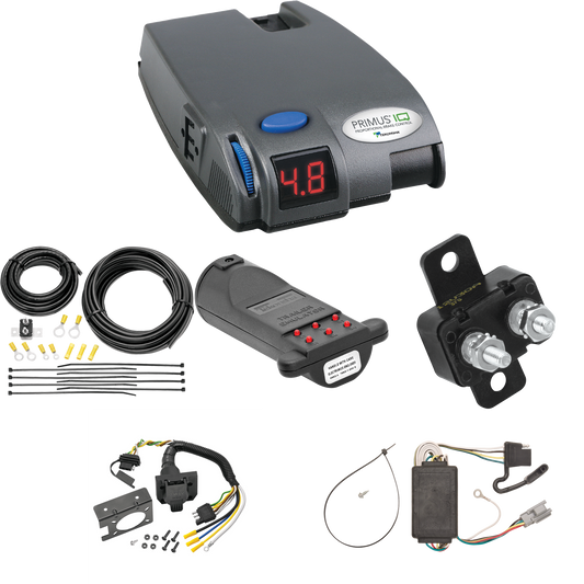 Fits 2006-2006 Pontiac Torrent 7-Way RV Wiring + Tekonsha Primus IQ Brake Control + 7-Way Tester and Trailer Emulator By Tekonsha