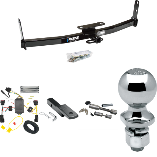 Fits 2010-2017 Chevrolet Equinox Trailer Hitch Tow PKG w/ 4-Flat Wiring Harness + Draw-Bar + 2" Ball + Dual Hitch & Coupler Locks By Reese Towpower