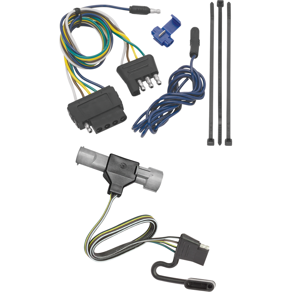 Fits 1997-1997 Ford F-350 Vehicle End Wiring Harness 5-Way Flat (For Heavy Duty, w/Deep Drop Bumper Models) By Tekonsha