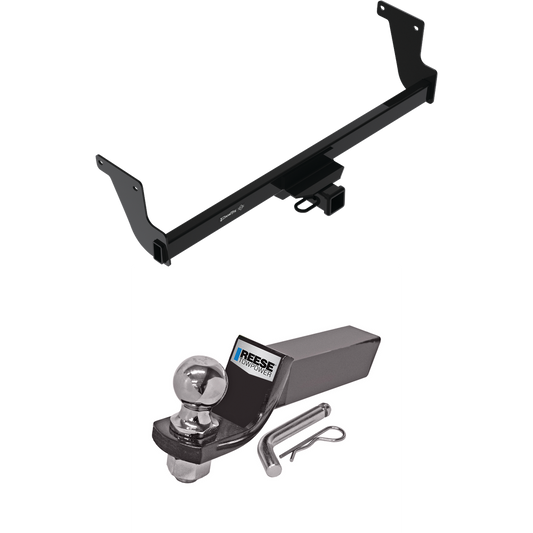 Fits 2023-2023 Lexus RX350 Trailer Hitch Tow PKG w/ Starter Kit Ball Mount w/ 2" Drop & 2" Ball (For Prepped w/Factory Tow Plug (See Instructions Prior to Installation) Models) By Draw-Tite