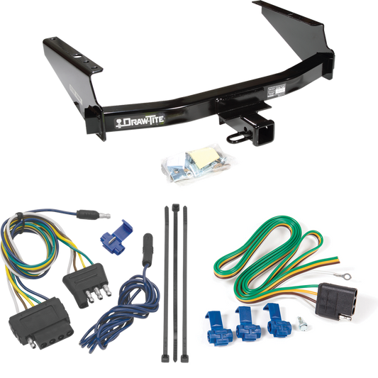 Fits 1997-2003 Ford F-150 Trailer Hitch Tow PKG w/ 5-Flat Wiring Harness (For Styleside Models) By Draw-Tite