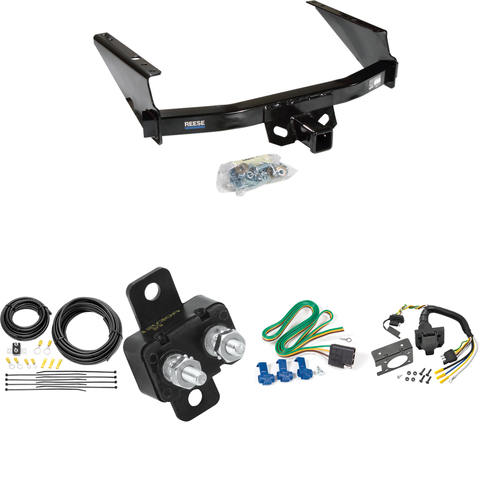 Fits 2004-2004 Ford F-150 Heritage Trailer Hitch Tow PKG w/ 7-Way RV Wiring (For Styleside Models) By Reese Towpower