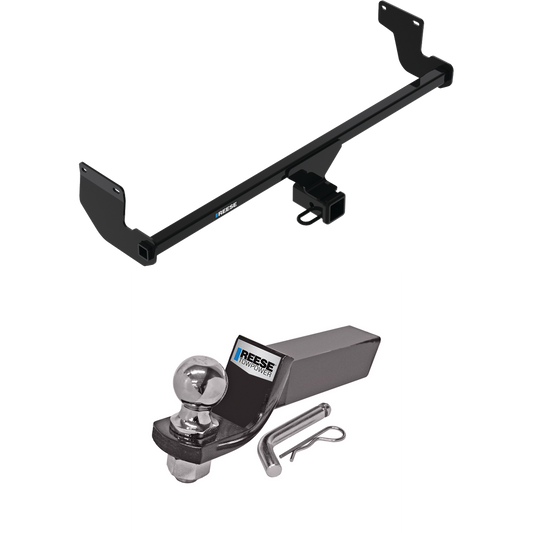 Fits 2020-2023 KIA Soul Trailer Hitch Tow PKG w/ Starter Kit Ball Mount w/ 2" Drop & 2" Ball (Excludes: GT Turbo & EV Models) By Reese Towpower