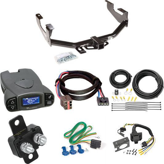 Fits 2004-2004 Ford F-150 Heritage Trailer Hitch Tow PKG w/ Tekonsha Prodigy P3 Brake Control + Plug & Play BC Adapter + 7-Way RV Wiring (For Styleside Models) By Draw-Tite