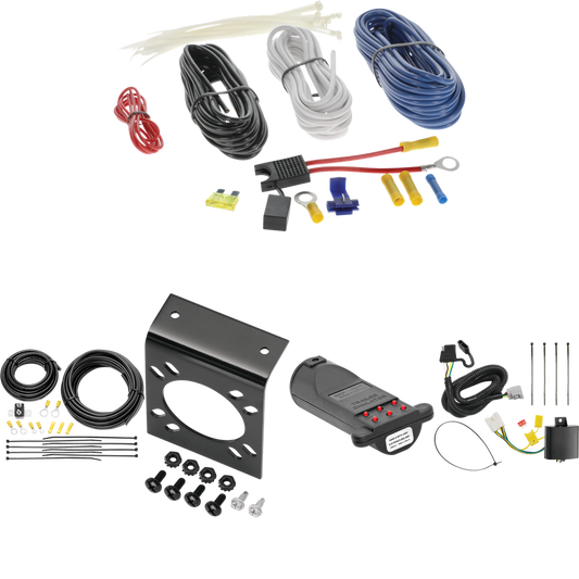 Fits 2018-2021 Lexus RX350L 7-Way RV Wiring + 7-Way Tester and Trailer Emulator (For Prepped w/Factory Tow Plug  Models) By Tekonsha