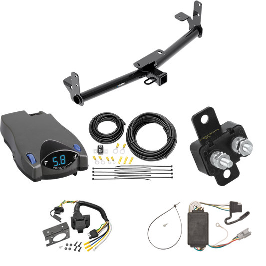 Se adapta al paquete de enganche de remolque Chevrolet Equinox 2005-2006 con control de freno Tekonsha Prodigy P2 + cableado RV de 7 vías de Reese Towpower