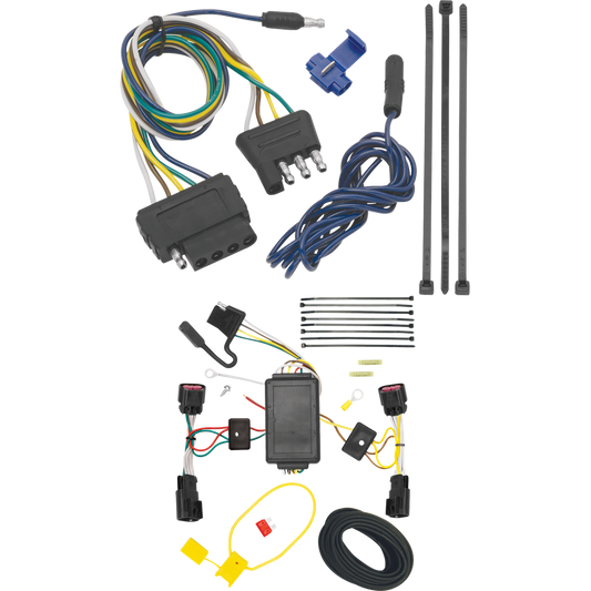 Se adapta al arnés de cableado del extremo del vehículo Chevrolet Equinox 2010-2017, plano de 5 vías de Tekonsha