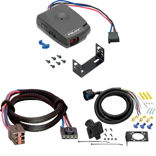 Fits 1997-1997 Ford F-350 7-Way RV Wiring + Pro Series Pilot Brake Control + Plug & Play BC Adapter (For Heavy Duty Models) By Tow Ready