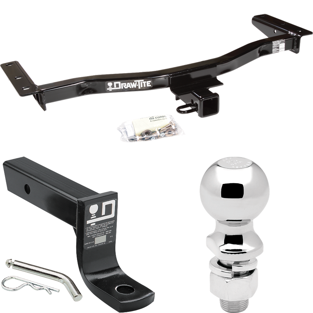Se adapta al paquete de enganche de remolque Lexus RX450h 2010-2015 con soporte de bola con caída de 4" + bola de 2-5/16" de Draw-Tite