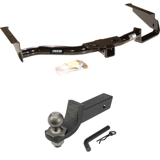 Fits 2007-2009 Lexus RX350 Trailer Hitch Tow PKG + Interlock Tactical Starter Kit w/ 2" Drop & 2" Ball By Reese Towpower