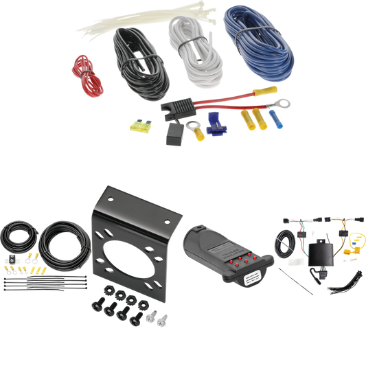 Fits 2023-2023 KIA Sportage 7-Way RV Wiring + 7-Way Tester and Trailer Emulator By Tekonsha