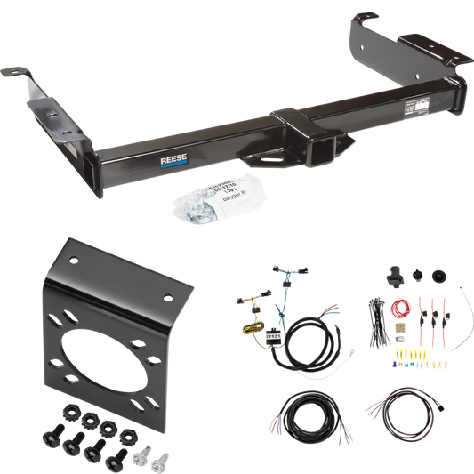 Se adapta al paquete de enganche de remolque Chevrolet Express 1500 2003-2014 con cableado RV de 7 vías de Reese Towpower