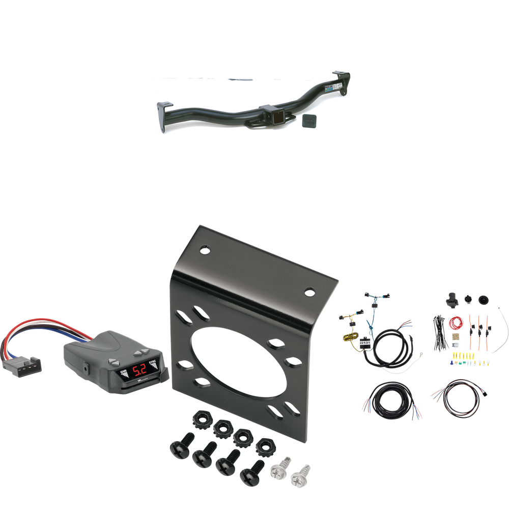 Fits 2003-2014 Chevrolet Express 1500 Trailer Hitch Tow PKG w/ Tekonsha Brakeman IV Brake Control + 7-Way RV Wiring By Reese Towpower