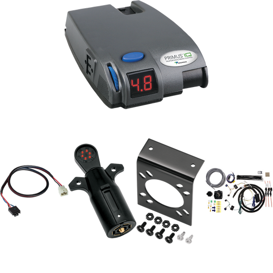Fits 2023-2024 KIA Telluride 7-Way RV Wiring + Tekonsha Primus IQ Brake Control + Plug & Play BC Adapter + 7-Way Tester By Tekonsha
