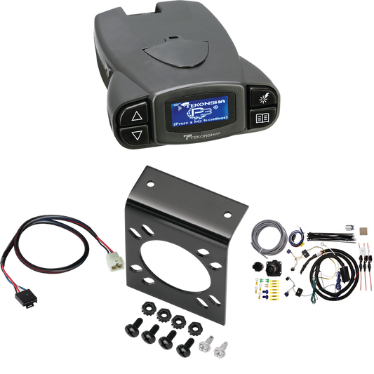 Fits 2023-2024 KIA Telluride 7-Way RV Wiring + Tekonsha Prodigy P3 Brake Control + Plug & Play BC Adapter By Tekonsha