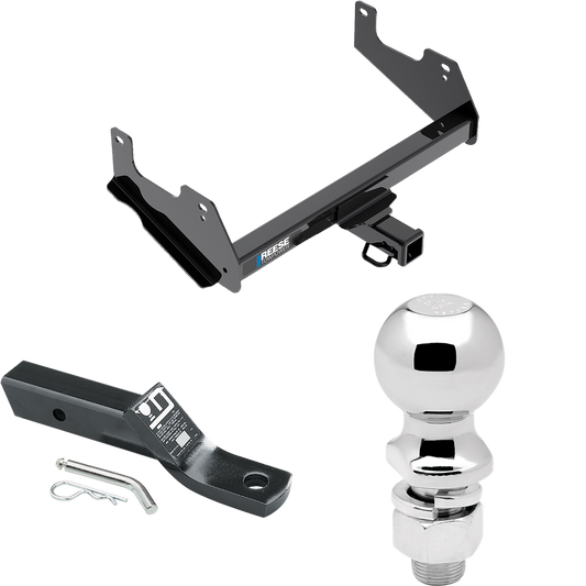 Fits 2015-2023 Ford F-150 Trailer Hitch Tow PKG w/ Ball Mount w/ 2" Drop + 2-5/16" Ball By Reese Towpower