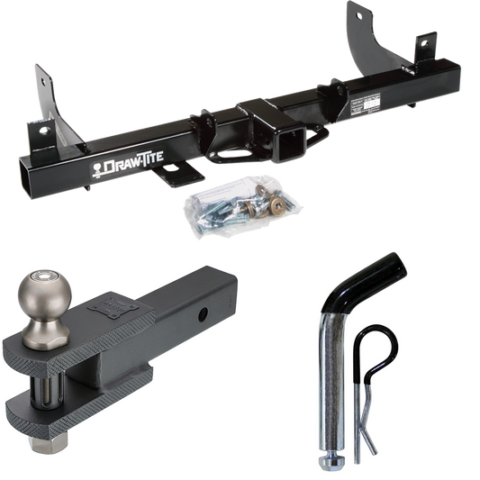 Fits 2006-2008 Lincoln Mark LT Trailer Hitch Tow PKG w/ Clevis Hitch Ball Mount w/ 2" Ball + Pin/Clip (For (Built After 8/2005) Models) By Draw-Tite