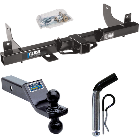 Fits 2006-2008 Lincoln Mark LT Trailer Hitch Tow PKG w/ Dual Ball Ball Mount 1-7/8" & 2" Trailer Balls + Pin/Clip (For (Built After 8/2005) Models) By Reese Towpower