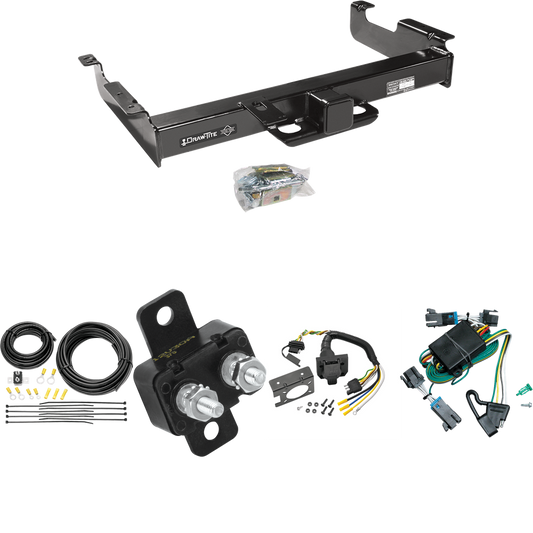 Fits 2000-2002 GMC Savana 2500 Trailer Hitch Tow PKG w/ 7-Way RV Wiring By Draw-Tite