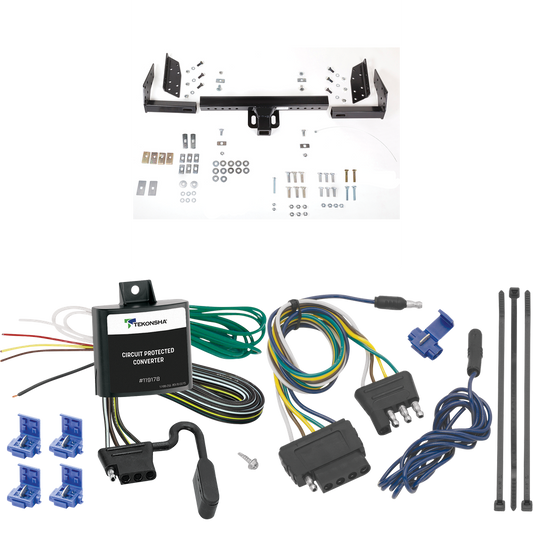 Se adapta al paquete de enganche de remolque Jeep Liberty 2002-2007 con arnés de cableado de 5 planos de Reese Towpower