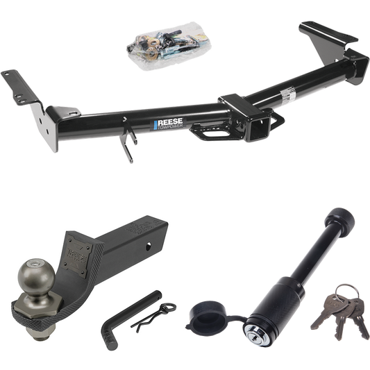 Se adapta al paquete de enganche de remolque Lexus GX470 2003-2009 + kit de inicio táctico de enclavamiento con caída de 2" y bola de 2" + bloqueo táctico de hueso de perro de Reese Towpower