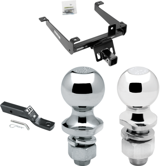 Fits 2015-2021 Land Rover Range Rover Sport Trailer Hitch Tow PKG w/ Ball Mount w/ 2" Drop & 2" Ball + 1-7/8" Ball By Draw-Tite