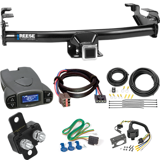 Fits 2004-2004 Ford F-150 Heritage Trailer Hitch Tow PKG w/ Tekonsha Prodigy P3 Brake Control + Plug & Play BC Adapter + 7-Way RV Wiring (For Styleside Models) By Reese Towpower