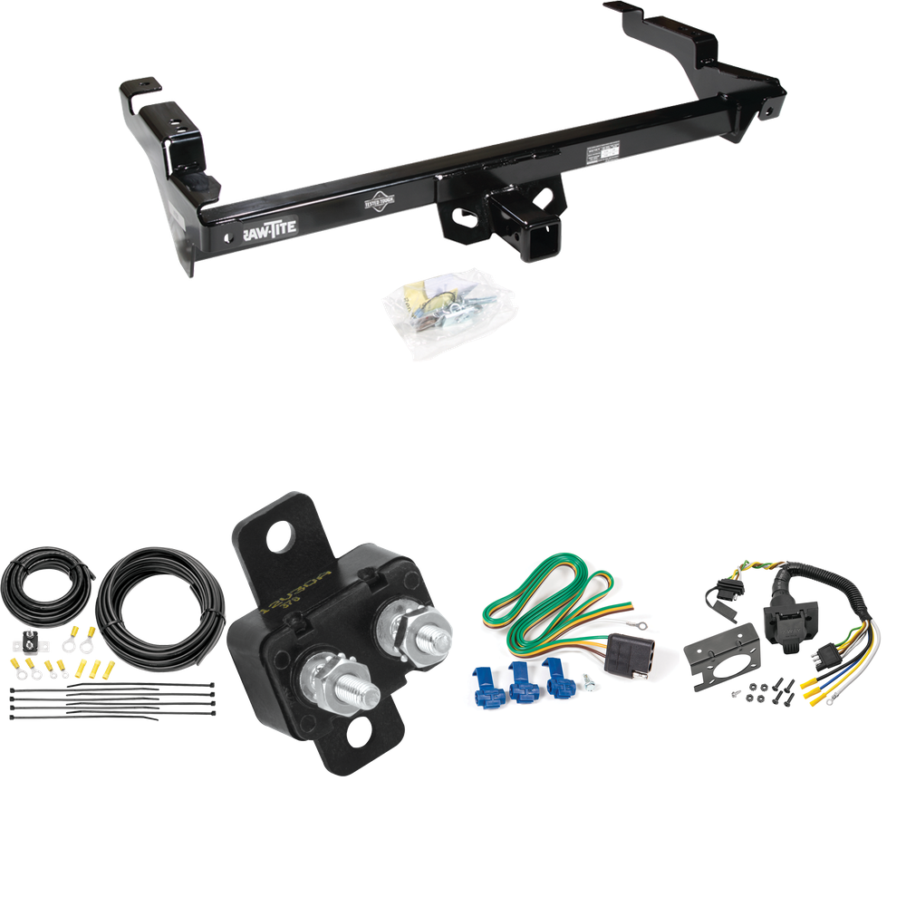 Fits 1978-1995 Chevrolet G10 Trailer Hitch Tow PKG w/ 7-Way RV Wiring By Draw-Tite