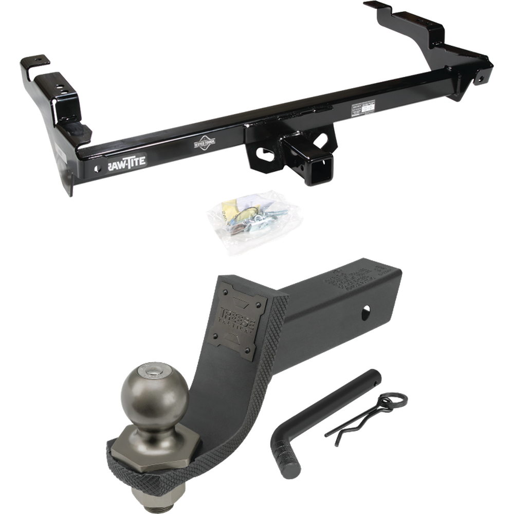 Fits 1978-1995 Chevrolet G20 Trailer Hitch Tow PKG + Interlock Tactical Starter Kit w/ 3-1/4" Drop & 2" Ball By Draw-Tite