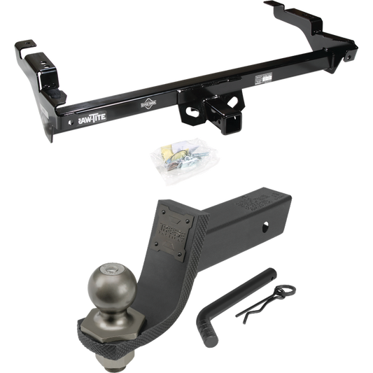 Fits 1978-1995 Chevrolet G20 Trailer Hitch Tow PKG + Interlock Tactical Starter Kit w/ 3-1/4" Drop & 2" Ball By Draw-Tite