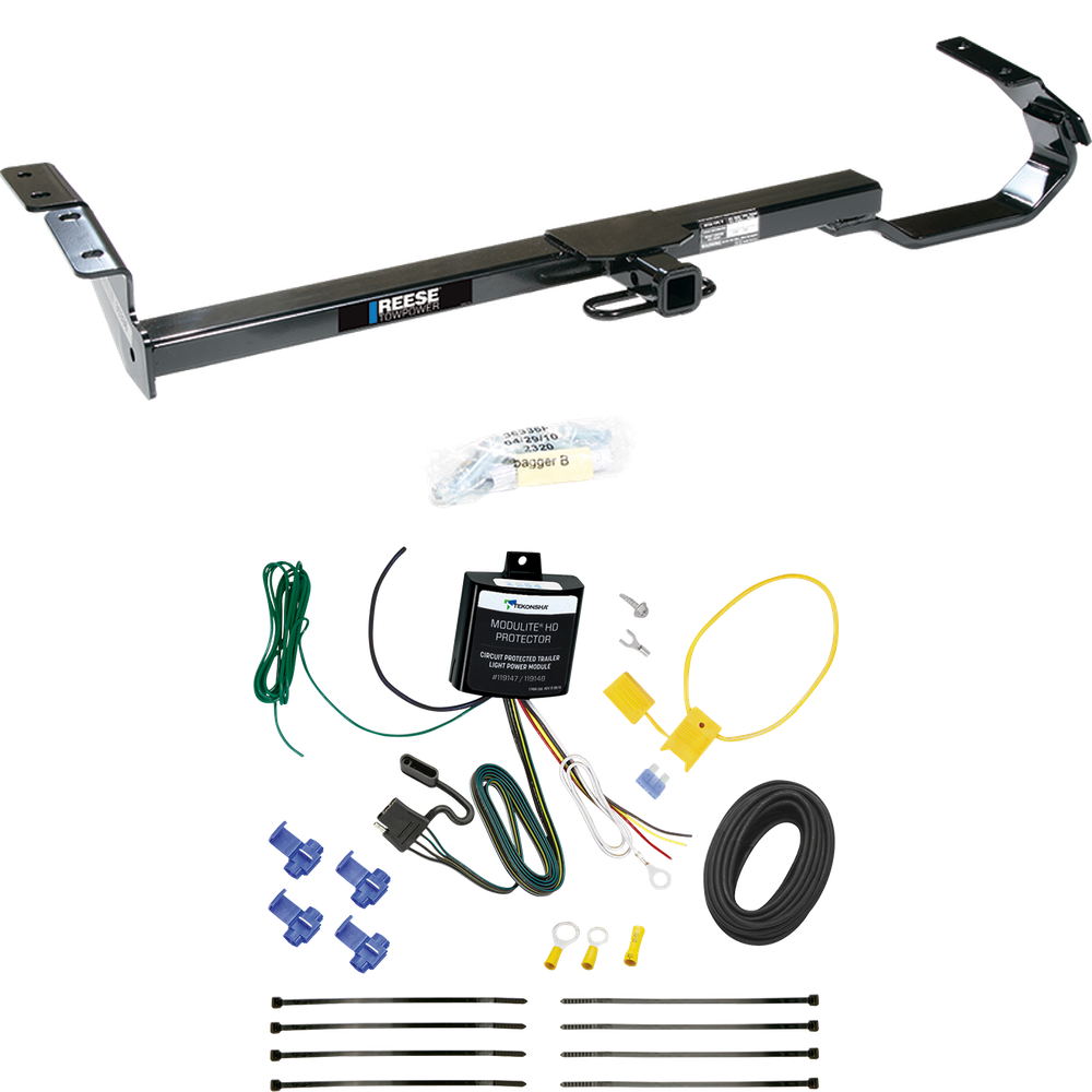 Se adapta al paquete de remolque de enganche de remolque Lexus ES300 1997-2003 con arnés de cableado plano de 4 de Reese Towpower