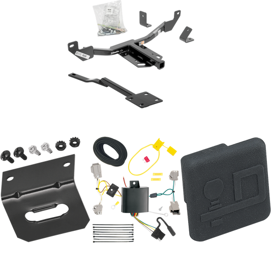 Se adapta al paquete de enganche de remolque Chevrolet Impala 2014-2020 con arnés de cableado plano de 4 + cubierta de enganche (excluye: modelos Impala Limited) de Draw-Tite