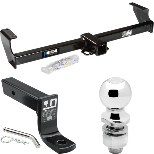 Fits 1999-2004 Suzuki Vitara Trailer Hitch Tow PKG w/ Ball Mount w/ 4" Drop + 2" Ball By Reese Towpower