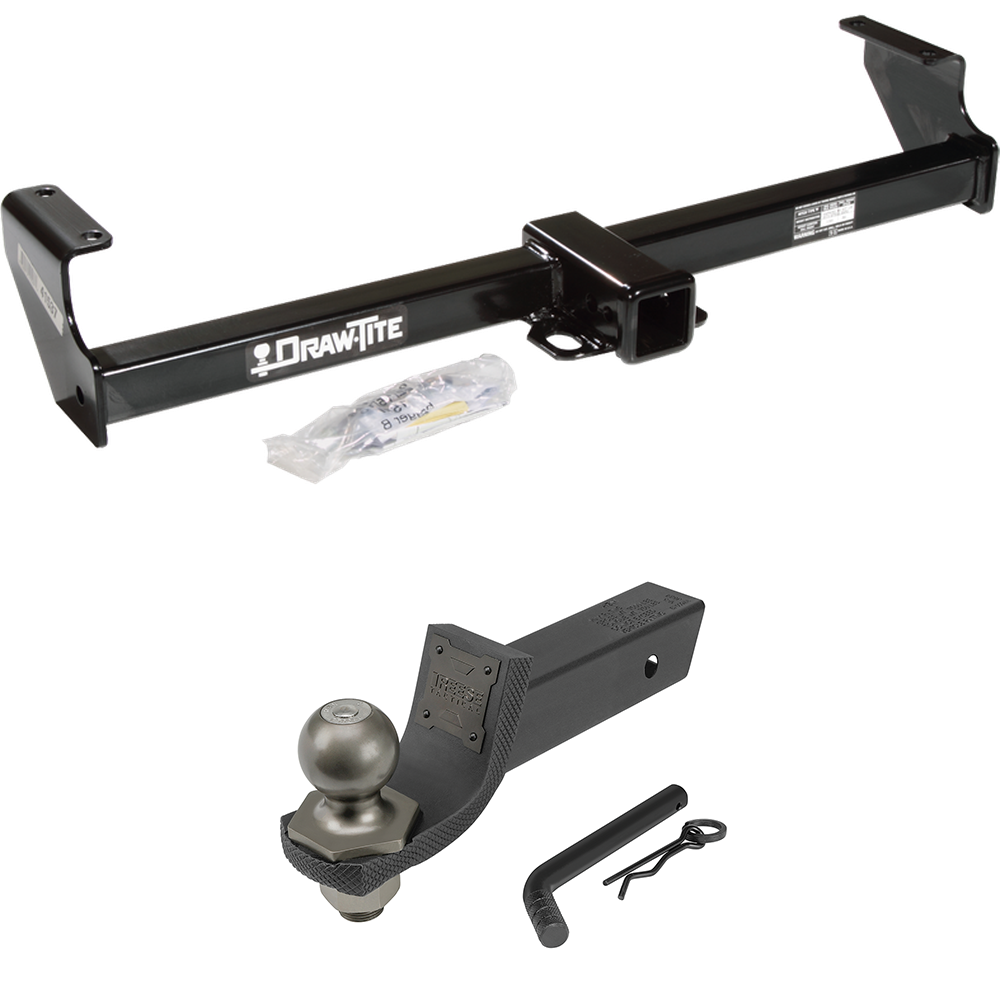 Fits 2002-2006 Suzuki XL-7 Trailer Hitch Tow PKG + Interlock Tactical Starter Kit w/ 2" Drop & 2" Ball By Draw-Tite