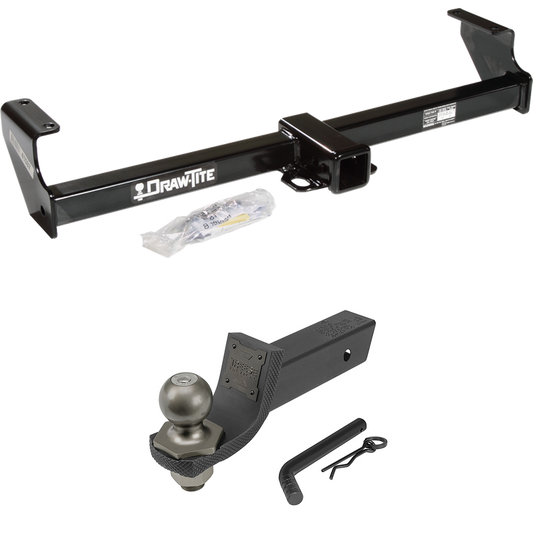 Fits 2002-2006 Suzuki XL-7 Trailer Hitch Tow PKG + Interlock Tactical Starter Kit w/ 2" Drop & 2" Ball By Draw-Tite