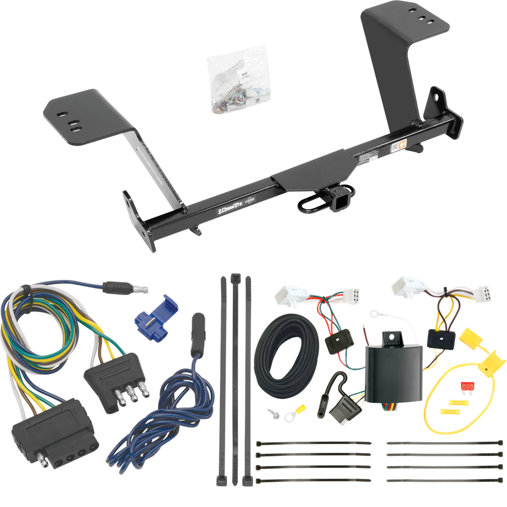 Se adapta al paquete de remolque con enganche de remolque Lexus ES350 2013-2018 con arnés de cableado plano de 5 (excluye: modelos híbridos) de Draw-Tite