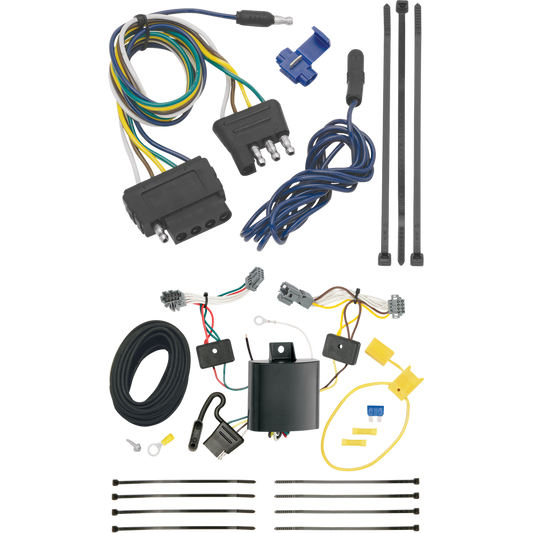 Se adapta al arnés de cableado del extremo del vehículo Chevrolet Trax 2013-2016, plano de 5 vías de Tekonsha