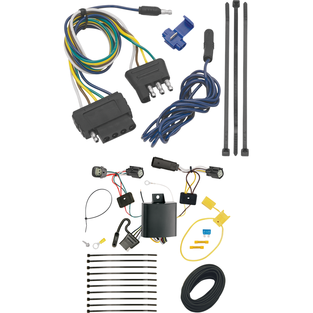 Fits 2016-2019 Chevrolet Volt Vehicle End Wiring Harness 5-Way Flat By Tekonsha