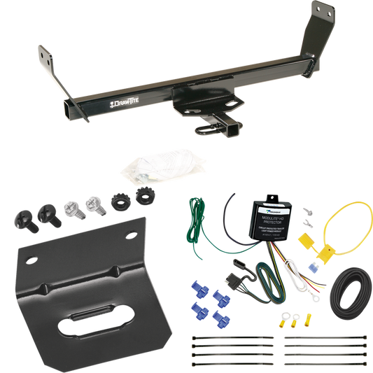 Fits 2011-2011 Chrysler 200 Trailer Hitch Tow PKG w/ 4-Flat Wiring Harness + Bracket (For Sedan Models) By Draw-Tite