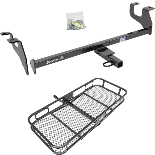 Fits 2015-2017 Chrysler 200 Trailer Hitch Tow PKG w/ 48" x 20" Cargo Carrier Rack (For Sedan Models) By Draw-Tite