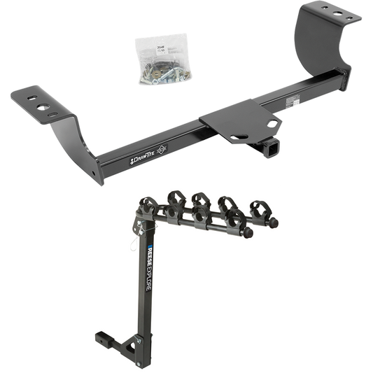 Fits 2005-2023 Chrysler 300 Trailer Hitch Tow PKG w/ 4 Bike Carrier Rack By Draw-Tite