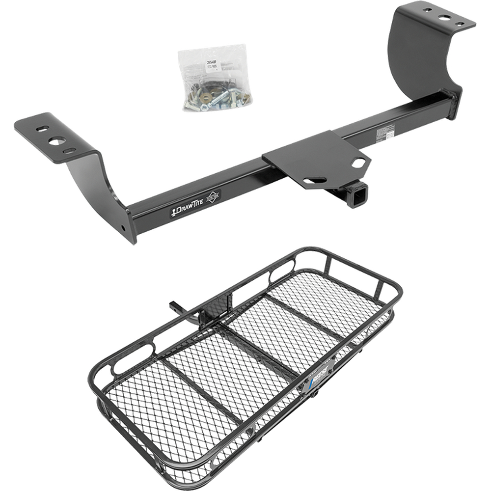 Fits 2005-2023 Chrysler 300 Trailer Hitch Tow PKG w/ 48" x 20" Cargo Carrier Rack By Draw-Tite